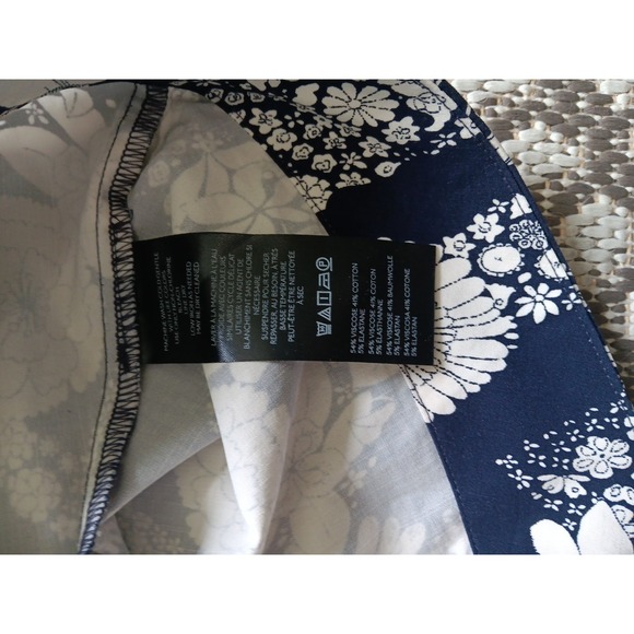 Maeve Cecily Dress Womens XS Fit Flare Sweetheart Blue‎ White Coquette Romantic - Picture 12 of 12